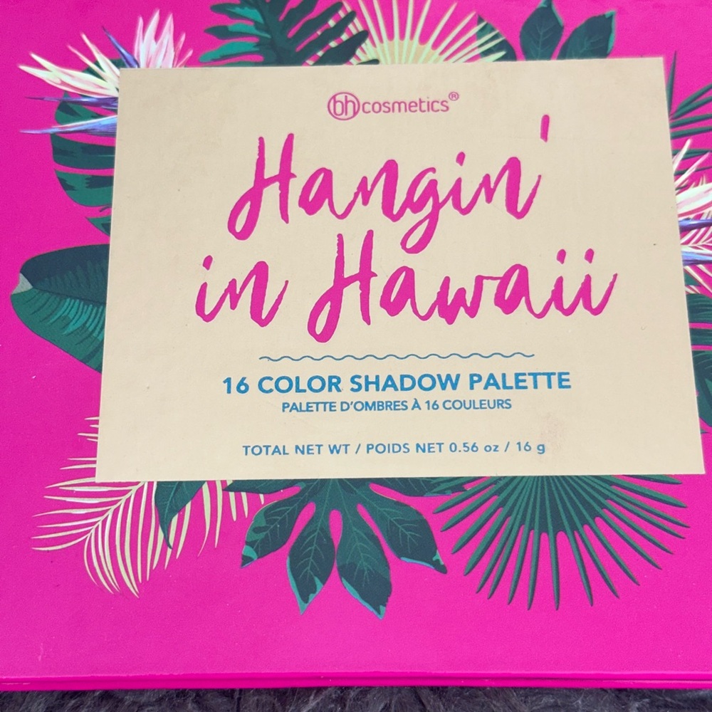 BH Cosmetics Hangin' in Hawaii Eyeshadow Palette - Hot Pink with Teal Accents